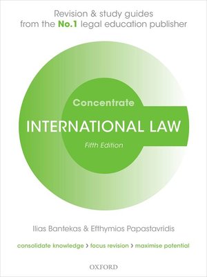 cover image of International Law Concentrate